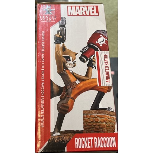 Rocket Raccoon Animated Statue LE #420/1000 Convention Exclusive Marvel 2016 NEW - Picture 7 of 9